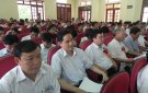 Huyện ủy Thường Xuân, tổ chức Hội nghị quán triệt, triển khai Nghị quyết Trung ương 8 (Khóa XI) và Nghị quyết số 09-NQ/TU của BCH Đảng bộ tỉnh Thanh Hóa.